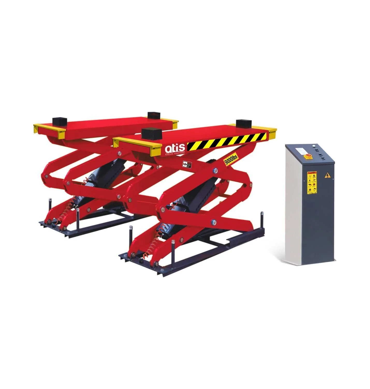 Электрогидравлический подъемник S350F Ножничный (двойные ножницы короткая платформа) заглубляемый подъемник, 3,5 т.