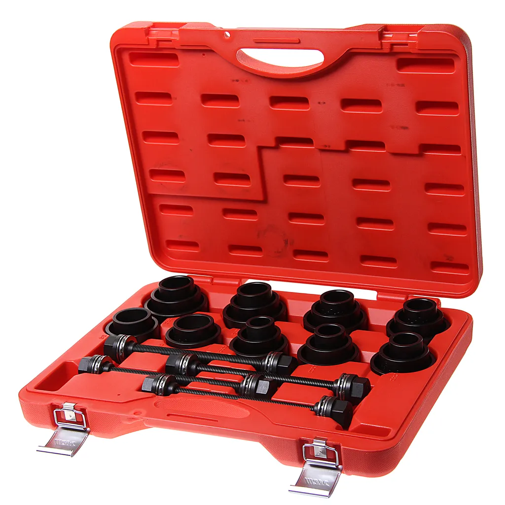 Набор инструментов для демонтажа/монтажа сайлентблоков, подшипников универсальный 29 предметов JTC купить
