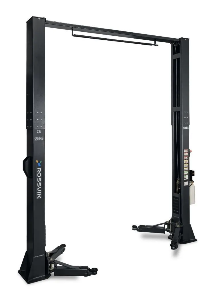 Купить Автоподъемник двухстоечный ROSSVIK V2-5.5L г/п 5.5т, 380В, с верхней синхронизацией в Екатеринбурге Электрогидравлический подъемник Автоподъемник двухстоечный ROSSVIK V2-5.5L г/п 5.5т, 380В, с верхней синхронизацией