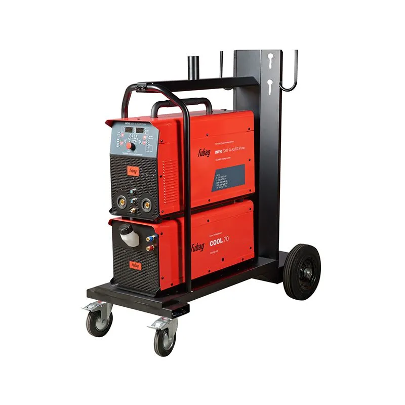 FUBAG Инвертор сварочный INTIG 320 T W AC/DC PULSE (31455) с горелкой FB TIG 18 5P 4m (38463), модулем охлаждения и тележкой