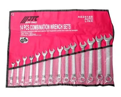 Набор ключей комбинированных 8-24мм 14 предметов в планшете JTC