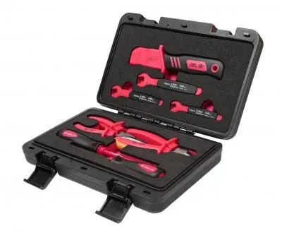 Набор инструментов с изоляцией 9 предметов в кейсе JTC