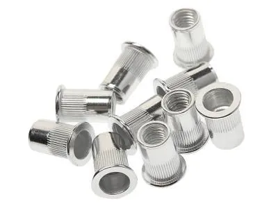 Заклепка резьбовая M8х1.25мм алюминиевая 10шт. JTC