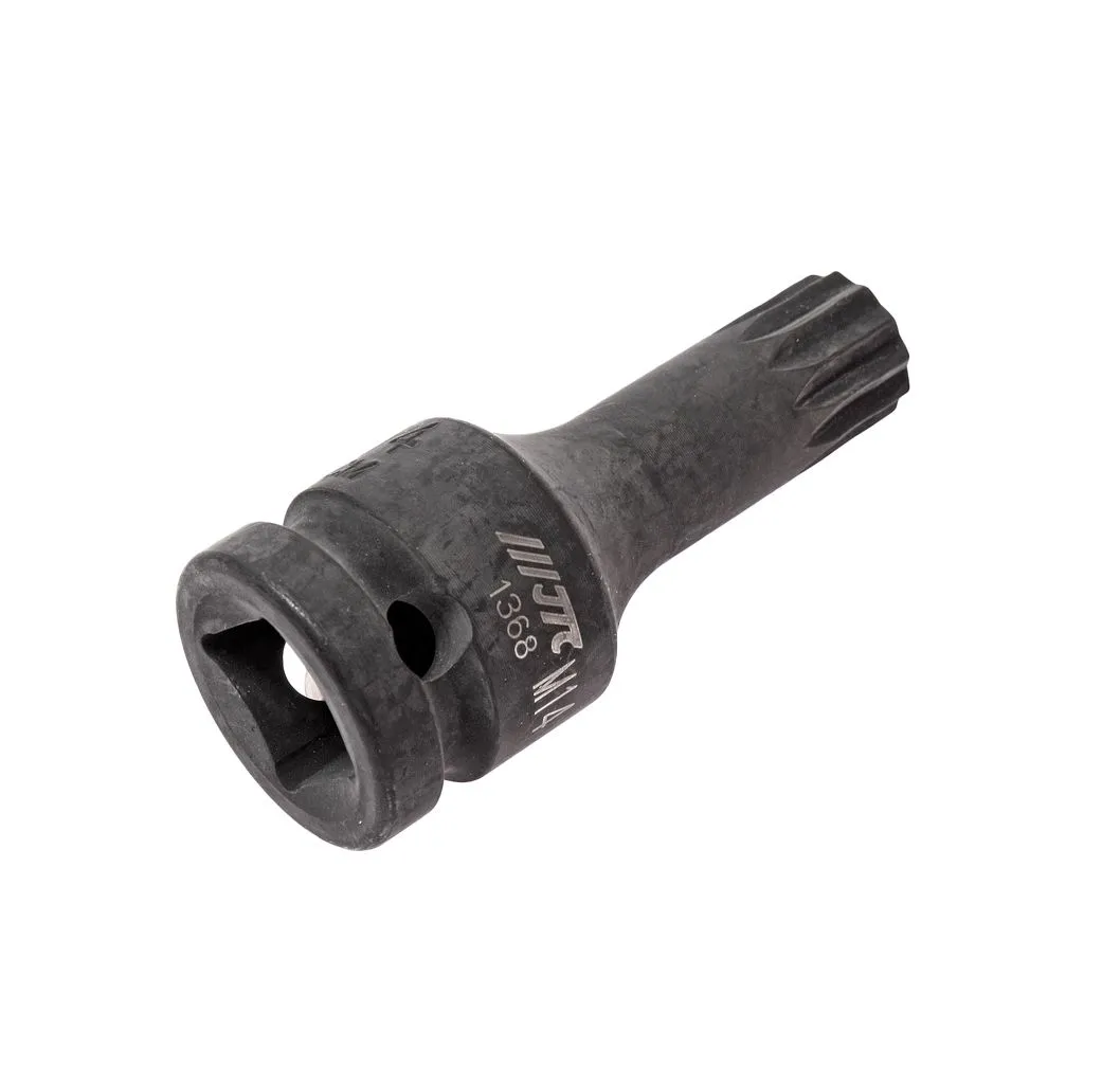 Головка для болтов верхней шаровой опоры 1/2" M14H SPLINE L=60мм (VW, AUDI) JTC фото товара COMPASS MARKET Головка для болтов верхней шаровой опоры 1/2" M14H SPLINE L=60мм (VW, AUDI) JTC купить