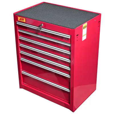 Тележка инструментальная 7 секций резиновый коврик в комплекте JTC