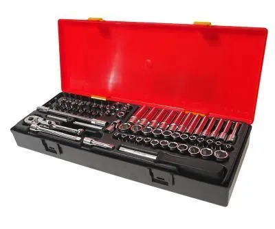 Набор головок 1/4" комбинированный 73 предмета в кейсе JTC