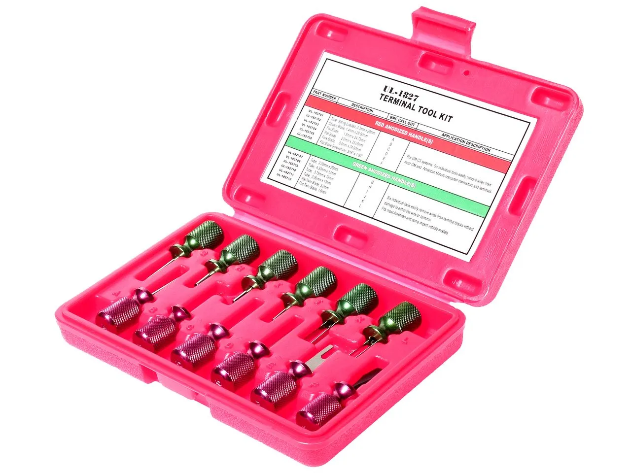 Набор инструментов для ремонта автоэлектропроводки 12 предметов в кейсе JTC купить