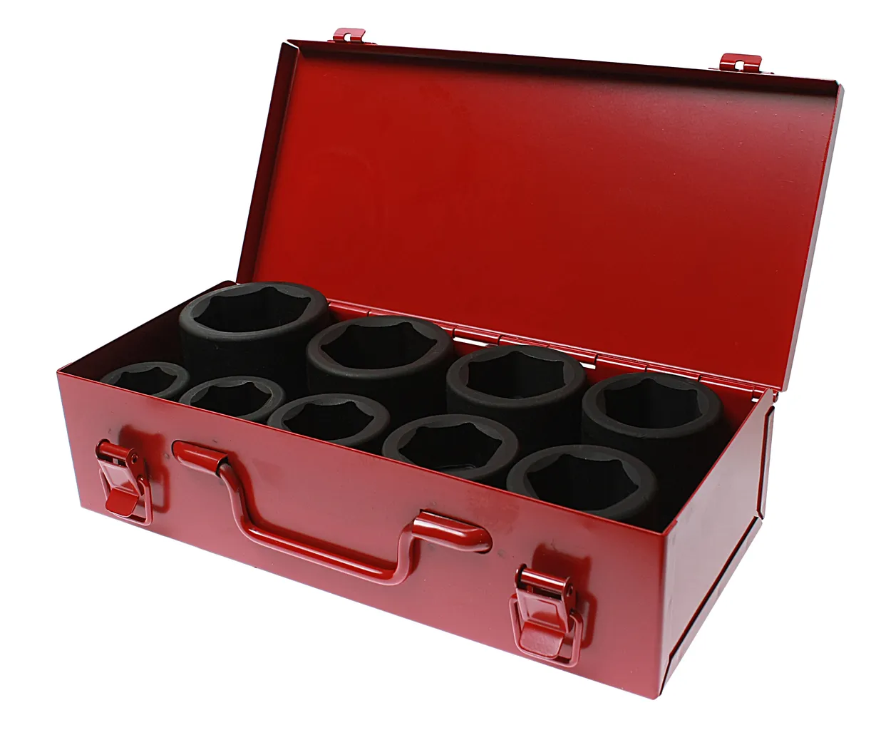 Набор головок торцевых 1" 6-ти гранных 27-50мм ударных 9 предметов в кейсе JTC купить