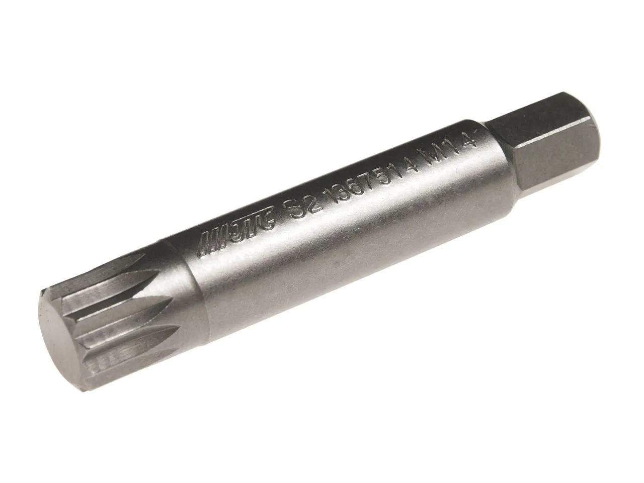 Бита SPLINE M14х75мм 10мм удлиненная S2 JTC купить