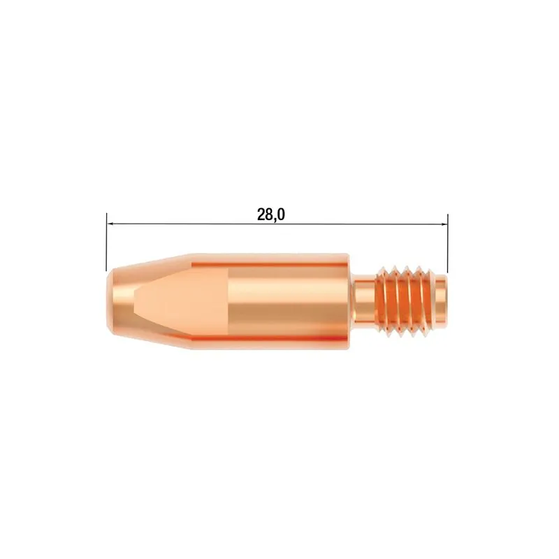 FUBAG Контактный наконечник M6х28 мм CuCrZr D=0.8 мм (25 шт.)
