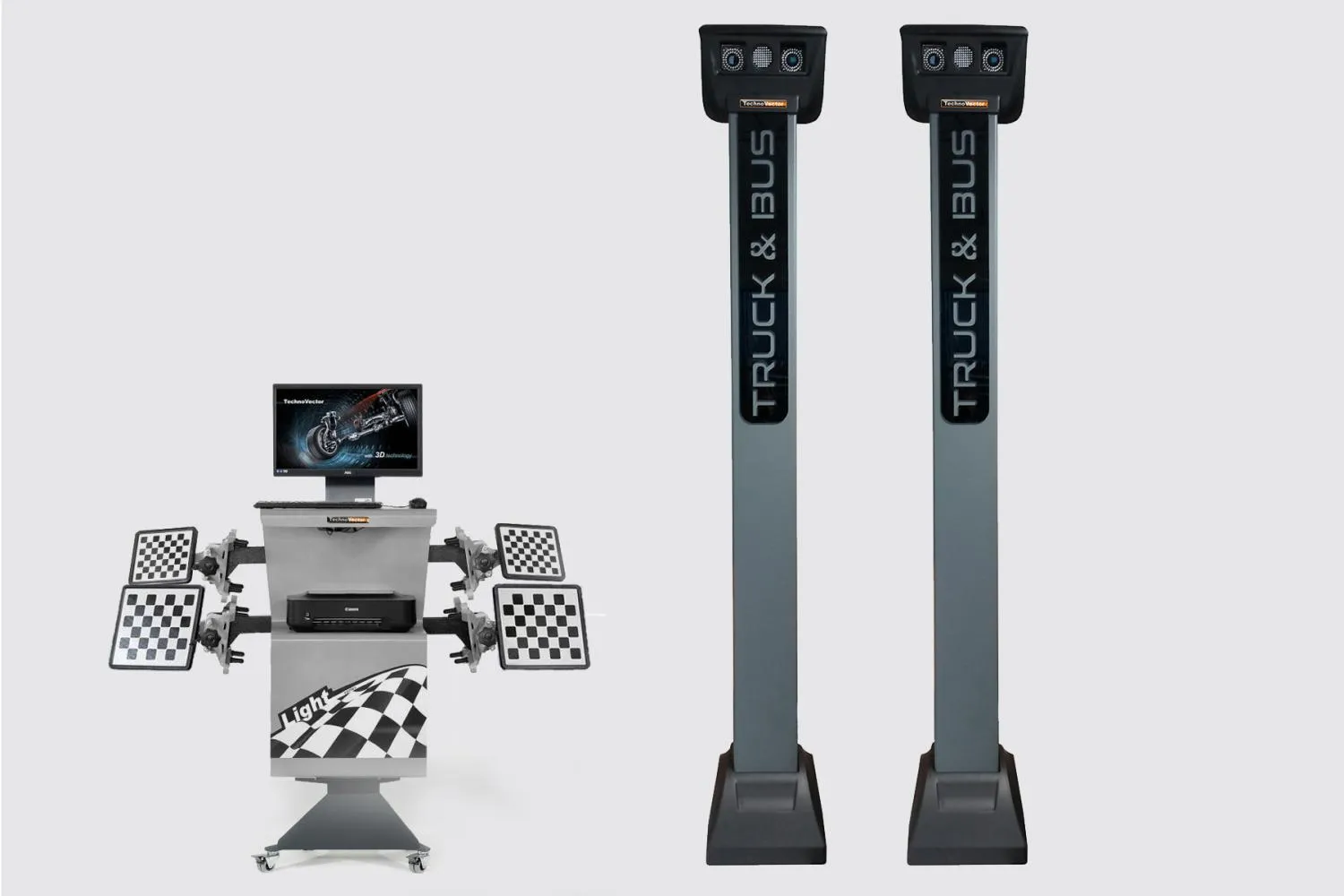 Стенд сход-развал 3D для грузовых автомобилей ТехноВектор 7 Truck 7204 HTS4