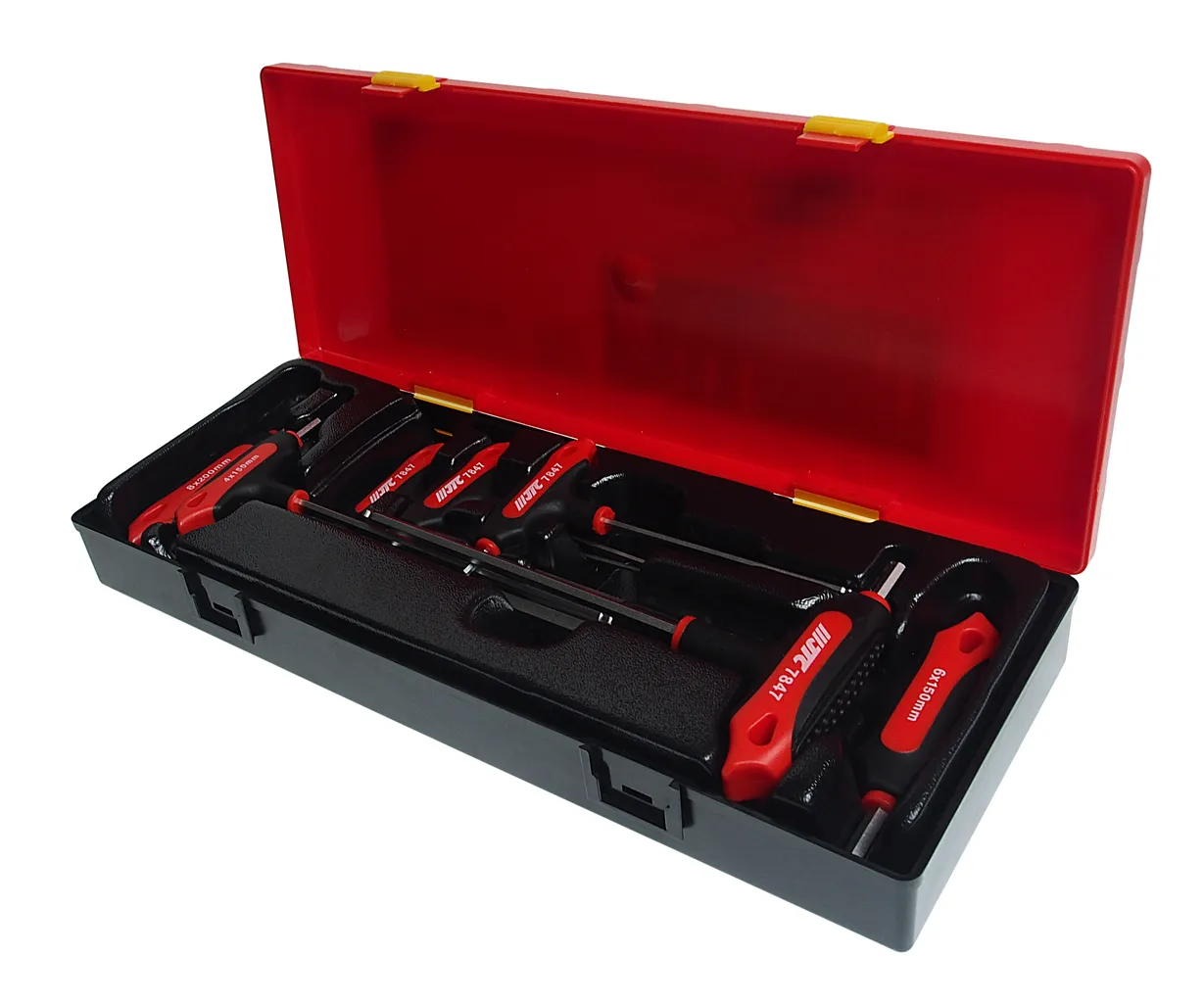 Набор ключей шестигранных 2-8мм Т-образных HEX 7 предметов JTC купить